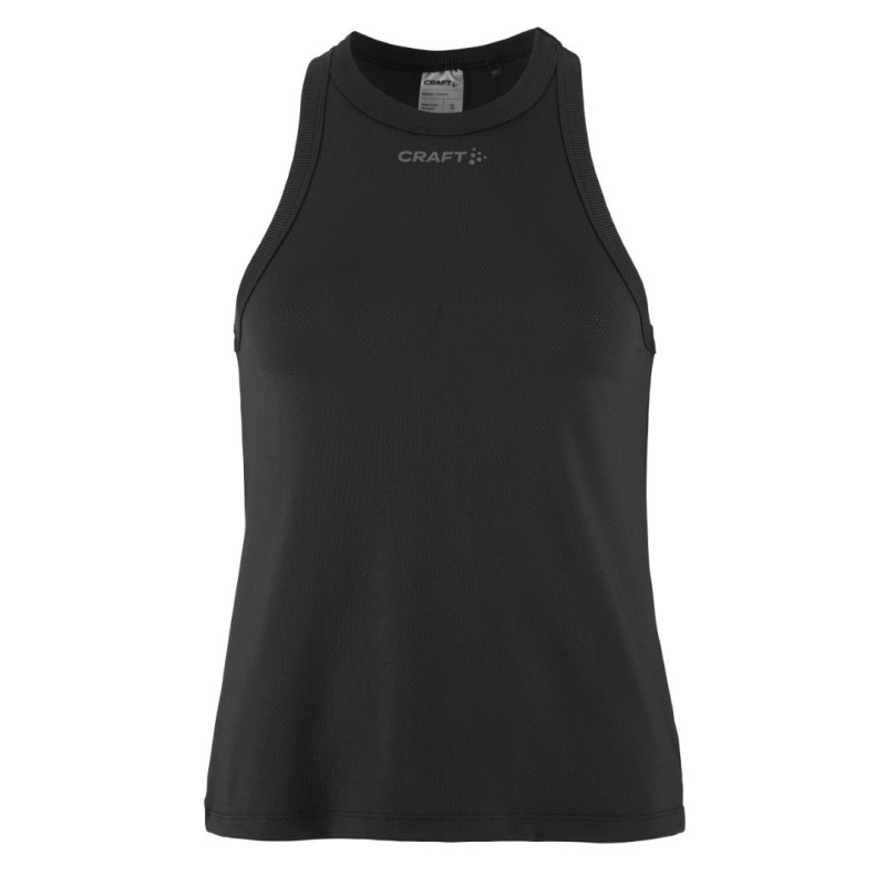 CRAFT ŽENSKA MREŽASTA MAJICA BREZ ROKAVOV CORE ESSENCE MESH SINGLET ČRNA BLACK