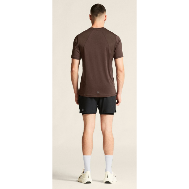 CRAFT MOŠKA MAJICA S KRATKIMI ROKAVI ADV ESSENCE SS TEE 2 TEMNO RJAVA PRUNE
