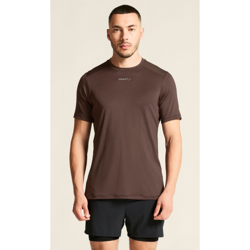 CRAFT MOŠKA MAJICA S KRATKIMI ROKAVI ADV ESSENCE SS TEE 2 TEMNO RJAVA PRUNE