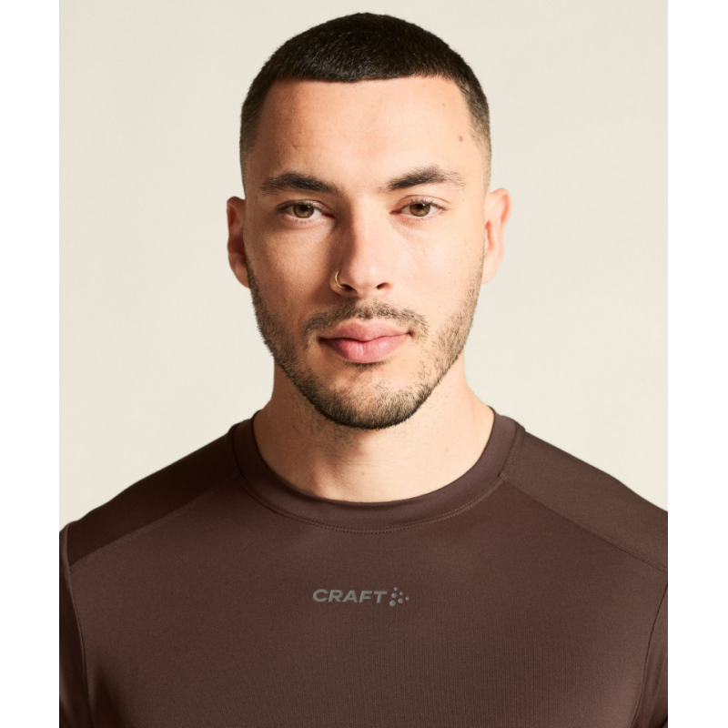 CRAFT MOŠKA MAJICA S KRATKIMI ROKAVI ADV ESSENCE SS TEE 2 TEMNO RJAVA PRUNE