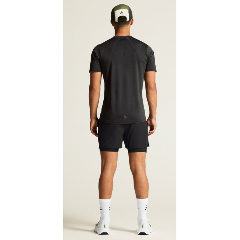 CRAFT MOŠKA MAJICA S KRATKIMI ROKAVI ADV ESSENCE SS TEE 2 TEMNO SIVA GRANITE