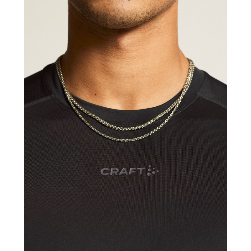 CRAFT MOŠKA MAJICA S KRATKIMI ROKAVI ADV ESSENCE SS TEE 2 TEMNO SIVA GRANITE