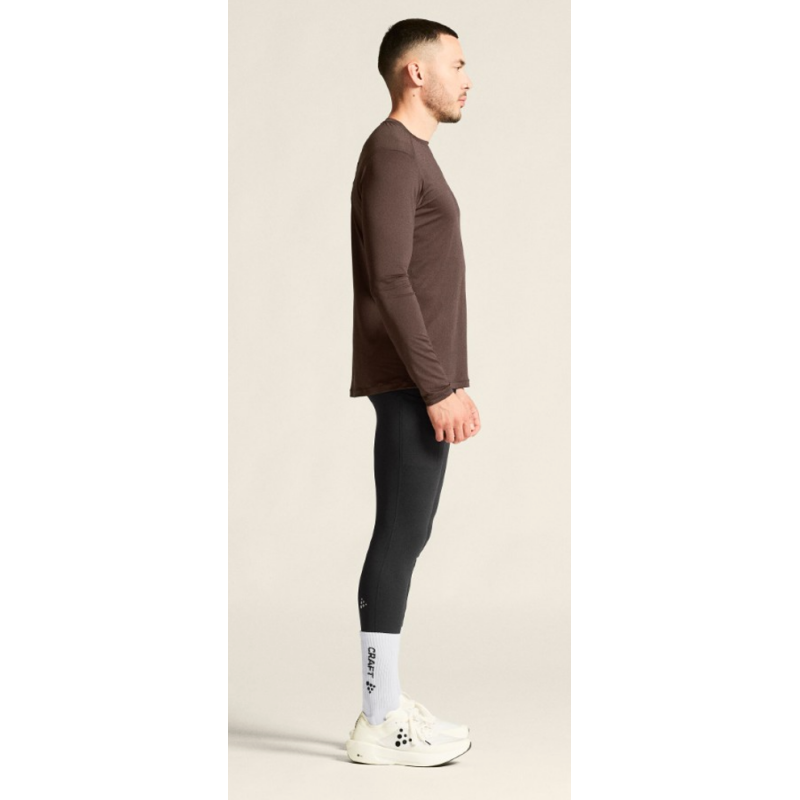 CRAFT MOŠKA MAJICA Z DOLGIMI ROKAVI ADV ESSENCE LS TEE 2 TEMNO RJAVA PRUNE