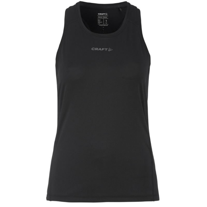 CRAFT ŽENSKA MAJICA BREZ ROKAVOV ADV ESSENCE SINGLET 2 ČRNA BLACK