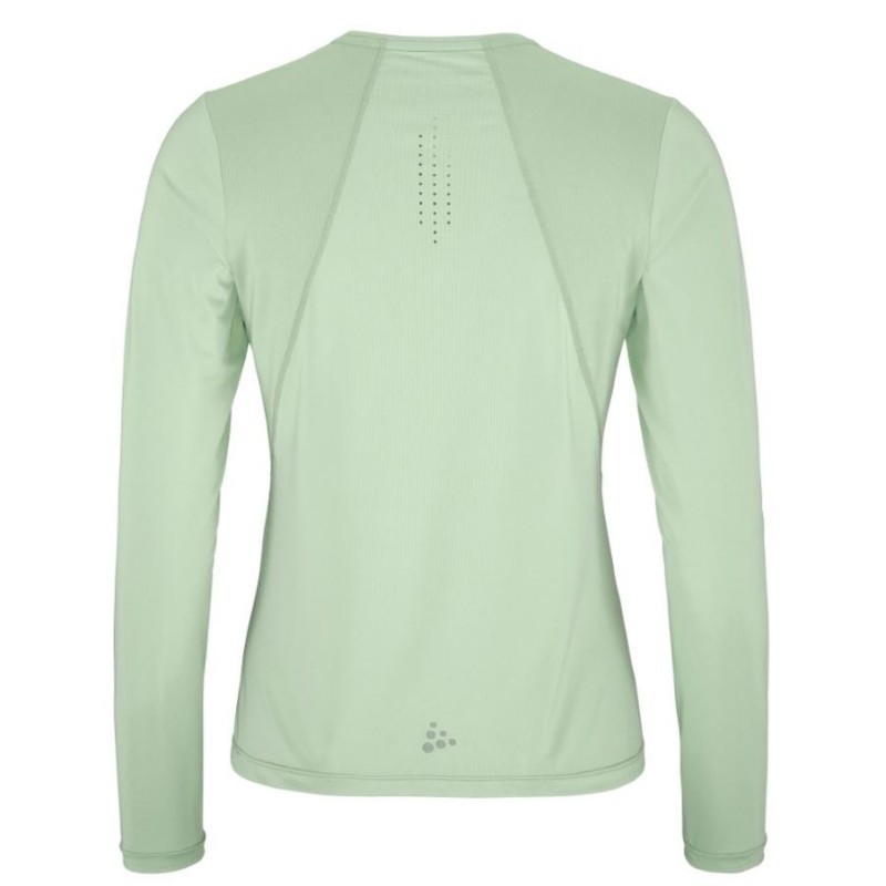 CRAFT ŽENSKA MAJICA Z DOLGIMI ROKAVI ADV ESSENCE LS TEE 2 SVETLO ZELENA GLACIAL