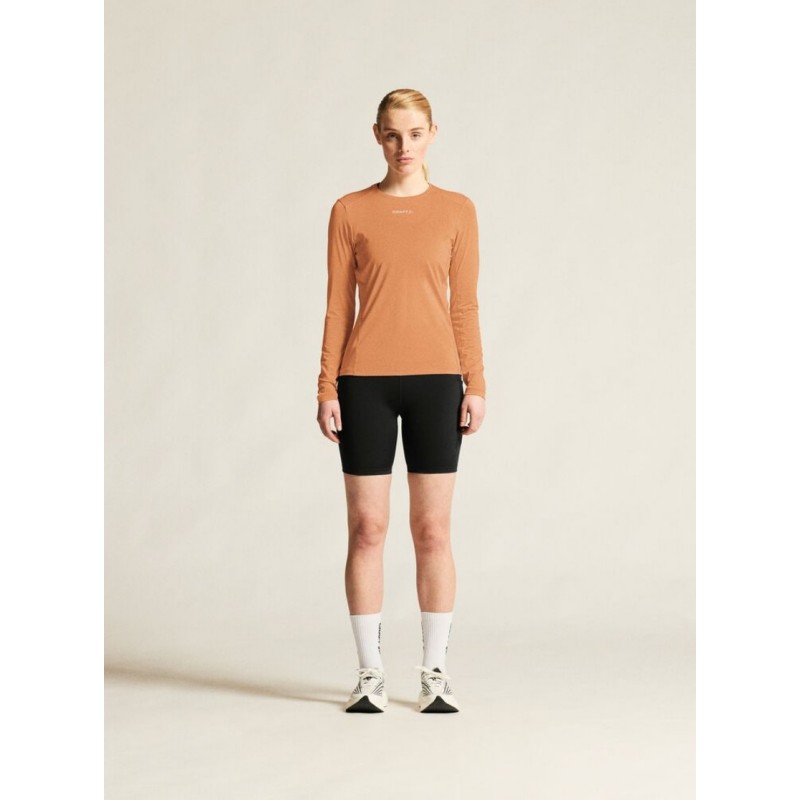 CRAFT ŽENSKA MAJICA Z DOLGIMI ROKAVI ADV ESSENCE LS TEE 2 MARELIČNA APRICOT