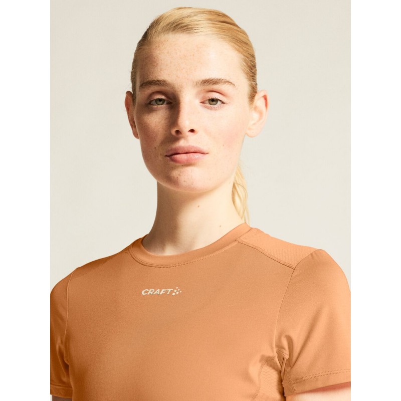 CRAFT ŽENSKA MAJICA S KRATKIMI ROKAVI ADV ESSENCE SS TEE 2 SVETLO MARELIČNA APRICOT