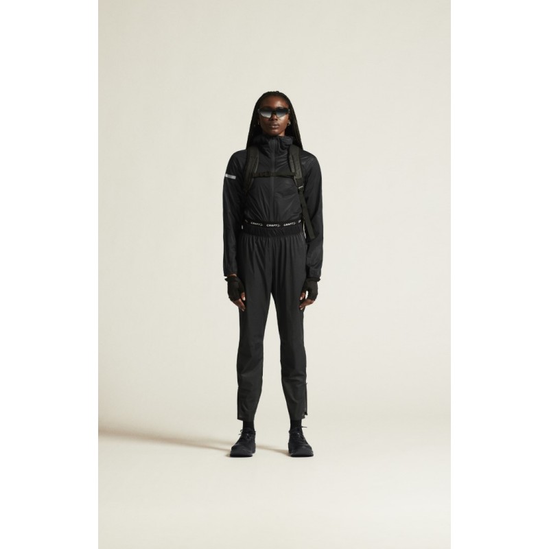 CRAFT ŽENSKA 100% VODOODPORNA LAHKA TEKAŠKA JAKNA/VETROVKA PRO HYDRO LIGHTWEIGHT JACKET BLACK