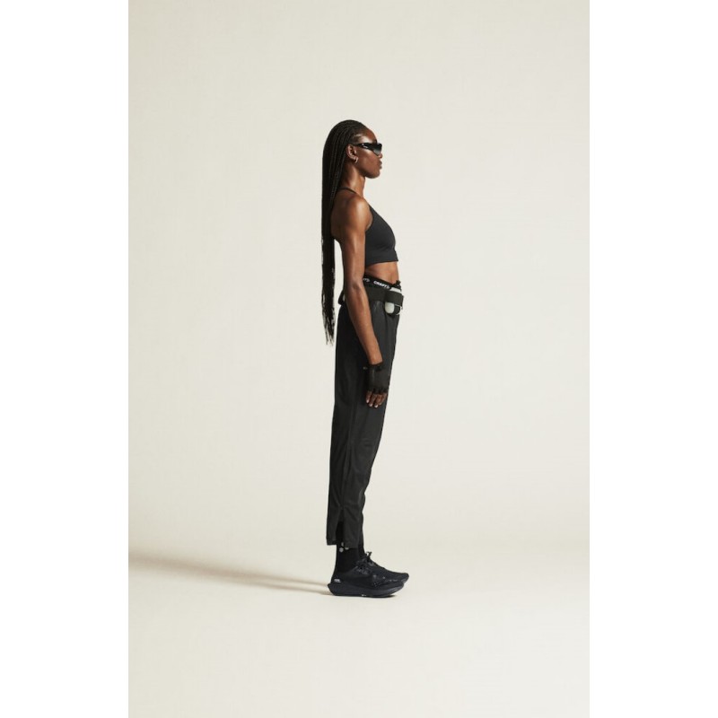 CRAFT ŽENSKE 100% VODOODPORNE TANKE DOLGE HLAČE PRO HYDRO LIGHTWEIGHT PANTS BLACK