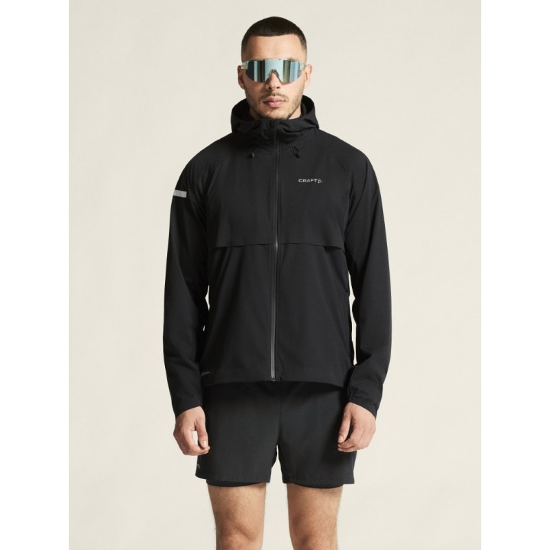 CRAFT MOŠKA VODOODPORNA TEKAŠKA JAKNA/VETROVKA PRO HYDRO JACKET 3 BLACK