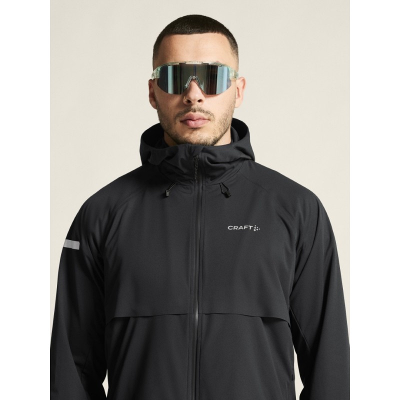 CRAFT MOŠKA VODOODPORNA TEKAŠKA JAKNA/VETROVKA PRO HYDRO JACKET 3 BLACK