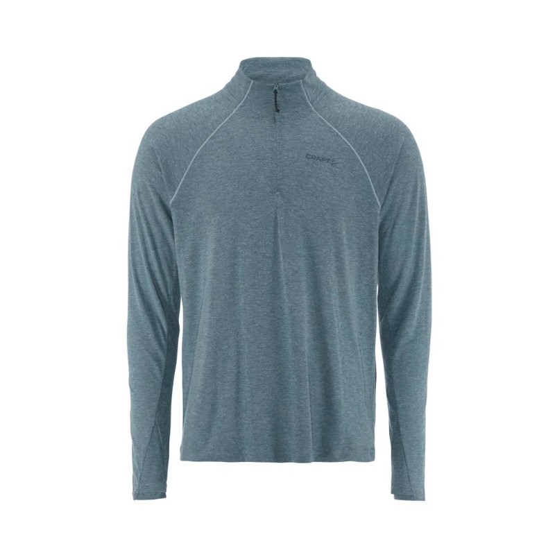CRAFT MOŠKA 20% MERINO VOLNENA PULI MAJICA Z DOLGIMI ROKAVI ADV SUBZ WOOL TEE MODRA REAL/MELANGE