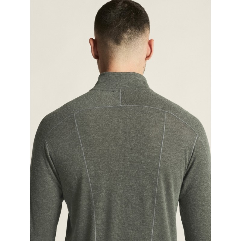 CRAFT MOŠKA 20% MERINO VOLNENA PULI MAJICA Z DOLGIMI ROKAVI ADV SUBZ WOOL TEE OLIVNO ZELENA CHIMERA/MELANGE