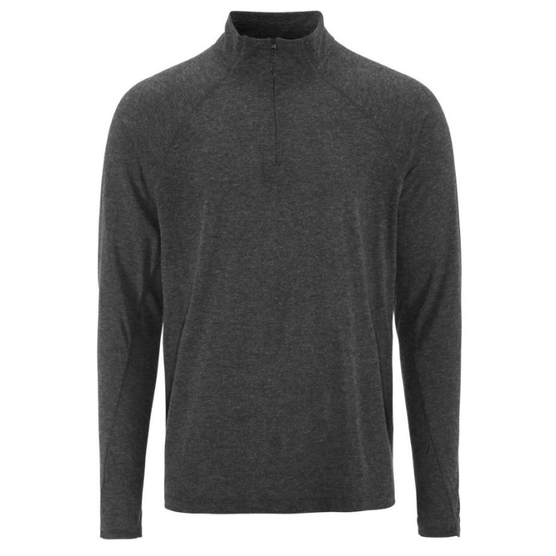 CRAFT MOŠKA 20% MERINO VOLNENA PULI MAJICA Z DOLGIMI ROKAVI ADV SUBZ WOOL TEE BLACK MELANGE