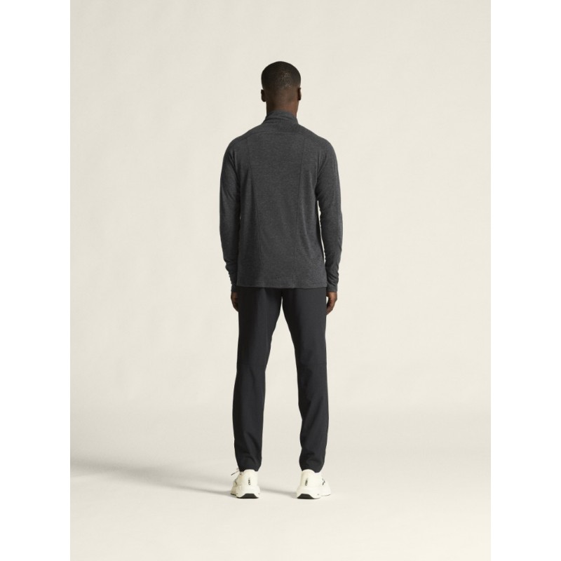 CRAFT MOŠKA 20% MERINO VOLNENA PULI MAJICA Z DOLGIMI ROKAVI ADV SUBZ WOOL TEE BLACK MELANGE