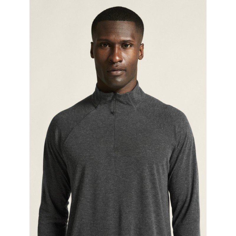 CRAFT MOŠKA 20% MERINO VOLNENA PULI MAJICA Z DOLGIMI ROKAVI ADV SUBZ WOOL TEE BLACK MELANGE