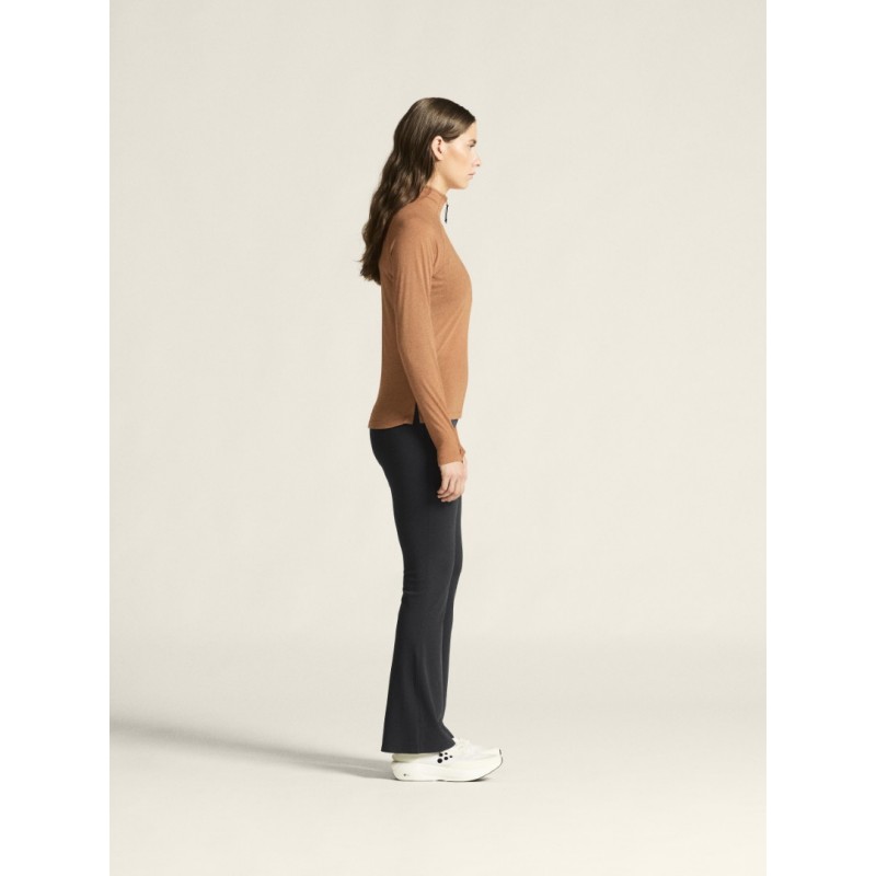 CRAFT ŽENSKA 20% MERINO VOLNENA PULI MAJICA Z DOLGIMI ROKAVI ADV SUBZ WOOL TEE SYRUP/MELANG