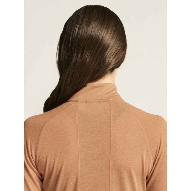 CRAFT ŽENSKA 20% MERINO VOLNENA PULI MAJICA Z DOLGIMI ROKAVI ADV SUBZ WOOL TEE SYRUP/MELANG