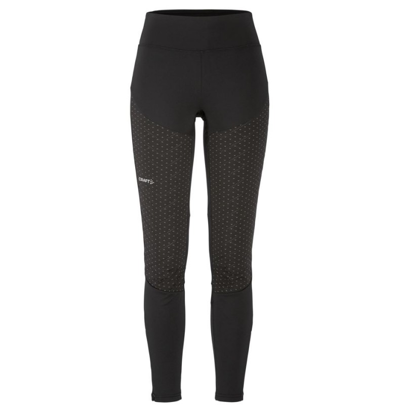 CRAFT ŽENSKE ZIMSKE DOLGE ODSEVNE PAJKICE Z IZOLACIJSKIM OBLAZINJENJEM ADV SUBZ LUMEN PADDED TIGHTS 4 BLACK
