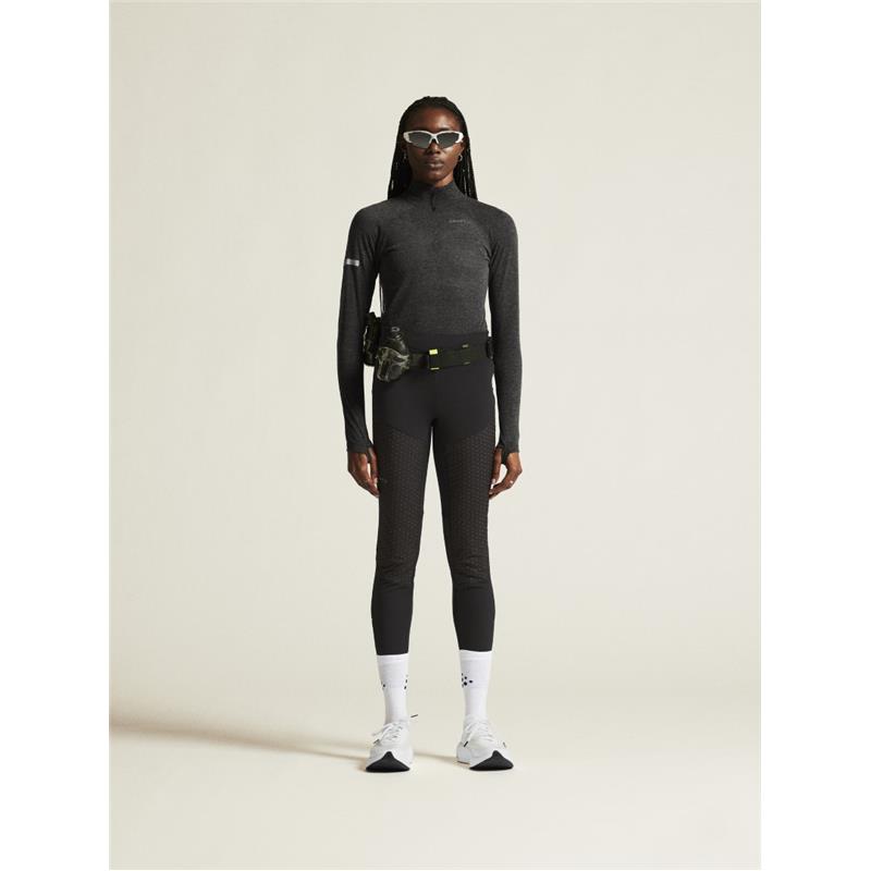 CRAFT ŽENSKE ZIMSKE DOLGE ODSEVNE PAJKICE Z IZOLACIJSKIM OBLAZINJENJEM ADV SUBZ LUMEN PADDED TIGHTS 4 BLACK