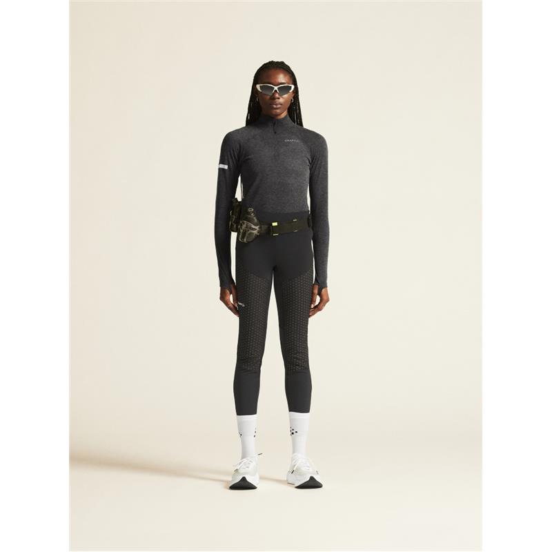 CRAFT ŽENSKE ZIMSKE DOLGE ODSEVNE PAJKICE Z IZOLACIJSKIM OBLAZINJENJEM ADV SUBZ LUMEN PADDED TIGHTS 4 BLACK