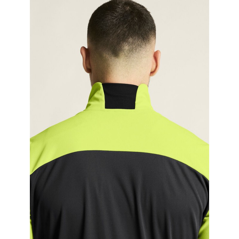 CRAFT MOŠKA TOPLA VODOODPORNA KOLESARSKA JAKNA CORE BIKE SUBZ JACKET 2 ČRNA IN RUMENA FLUMINO/SLATE