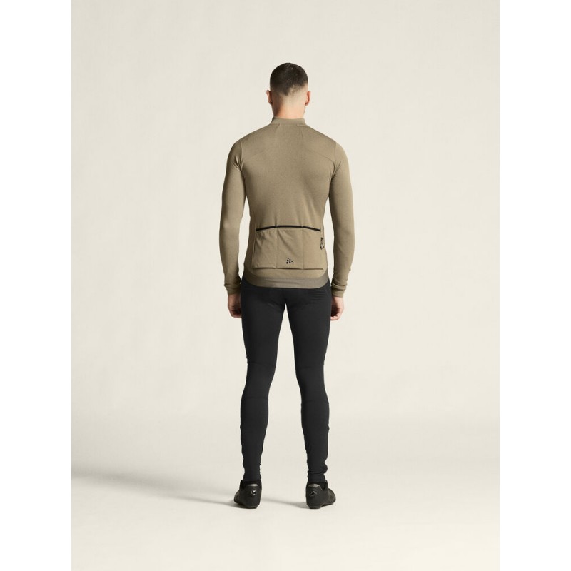 CRAFT MOŠKA KOLESARSKA MAJICA Z DOLGIMI ROKAVI ADV BIKE SUBZ LS JERSEY TAUPE