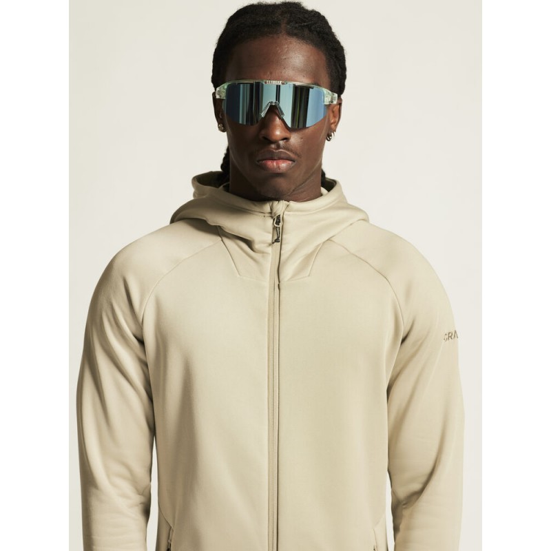 CRAFT MOŠKA DEBELEJŠA TEHNIČNA  FLIS JOPICA S KAPUCO ADV EXPLORE POWER FLEECE HOOD JKT HAY