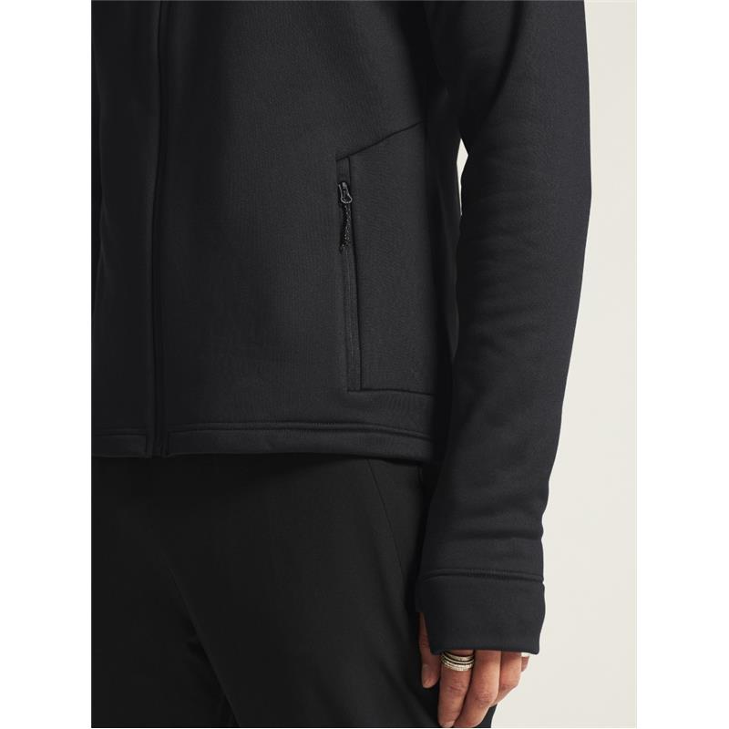 CRAFT MOŠKA DEBELEJŠA TEHNIČNA  FLIS JOPICA S KAPUCO ADV EXPLORE POWER FLEECE HOOD JKT BLACK