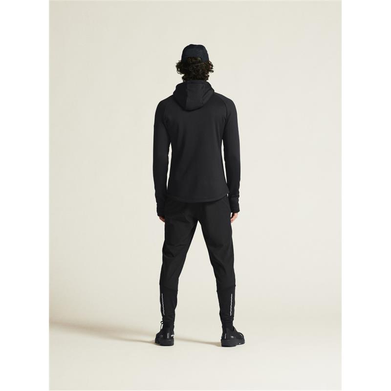 CRAFT MOŠKA DEBELEJŠA TEHNIČNA  FLIS JOPICA S KAPUCO ADV EXPLORE POWER FLEECE HOOD JKT BLACK