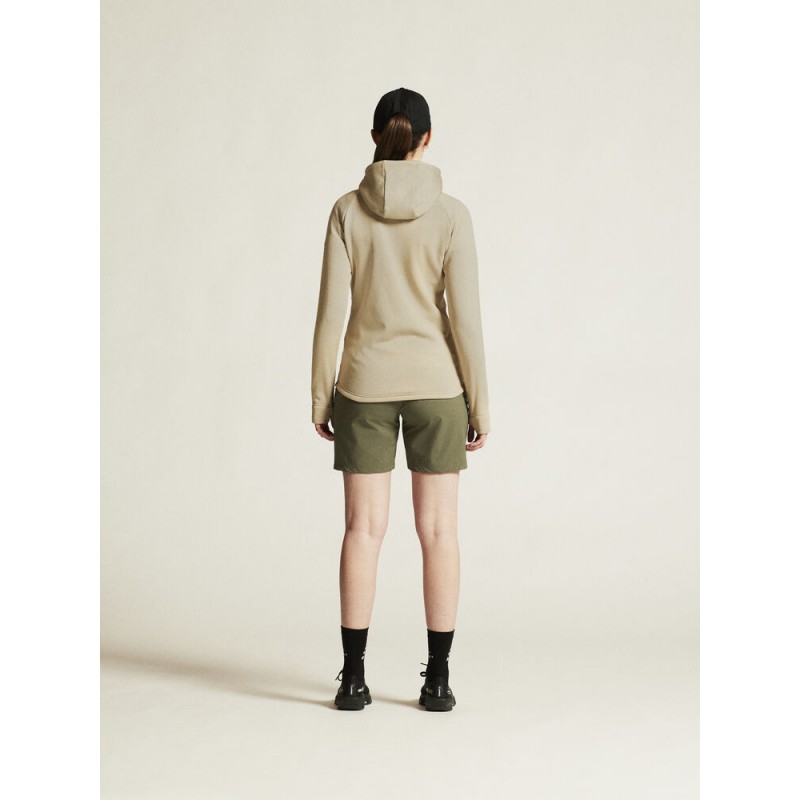 CRAFT ŽENSKA DEBELEJŠA TEHNIČNA FLIS JOPICA S KAPUCO ADV EXPLORE POWER FLEECE HOOD JKT HAY