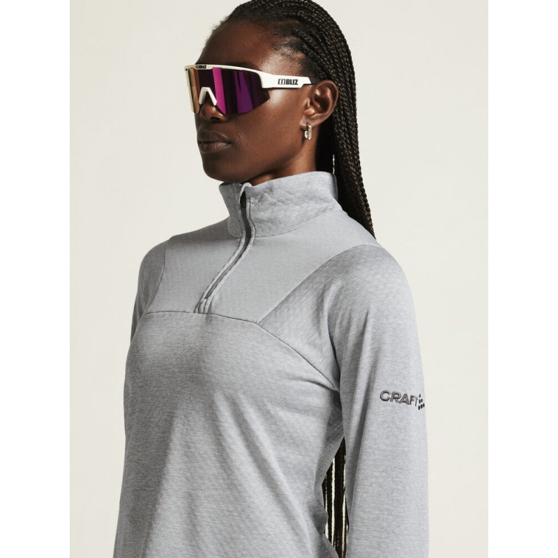 CRAFT ŽENSKI PULI GAIN THERMAL GREY MELANGE