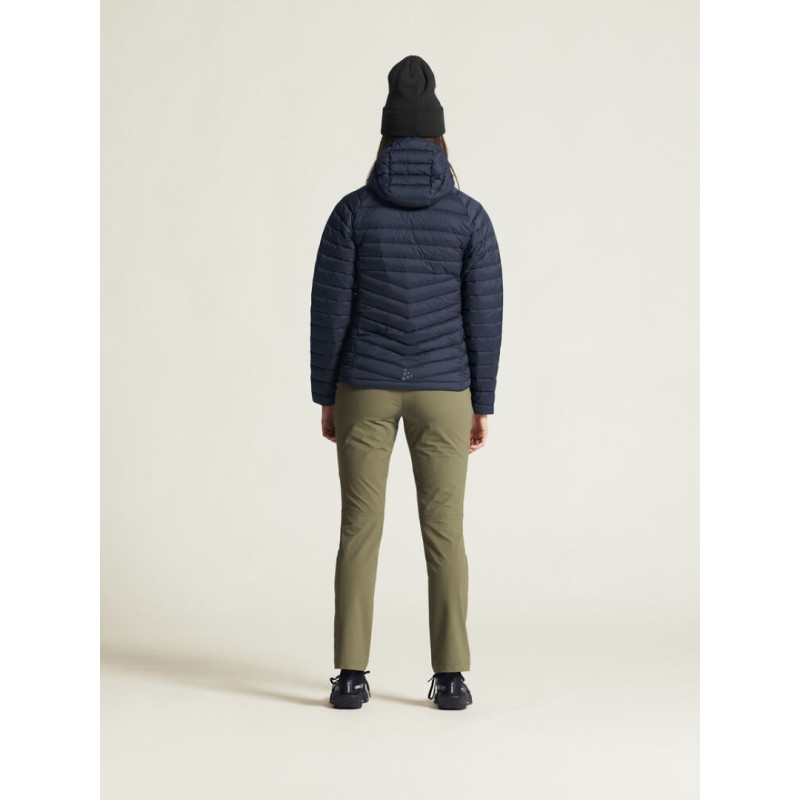 CRAFT ŽENSKA LAHKA PUHOVKA IZ PRAVEGA PUHA ADV EXPLORE LIGHT DOWN JACKET TEMNO MODRA BLAZE