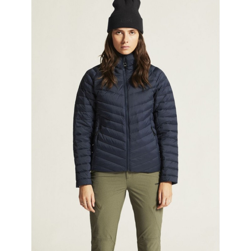 CRAFT ŽENSKA LAHKA PUHOVKA IZ PRAVEGA PUHA ADV EXPLORE LIGHT DOWN JACKET TEMNO MODRA BLAZE