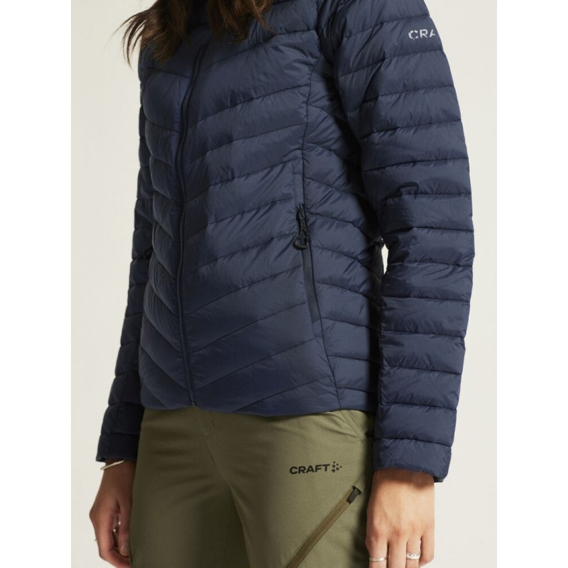 CRAFT ŽENSKA LAHKA PUHOVKA IZ PRAVEGA PUHA ADV EXPLORE LIGHT DOWN JACKET TEMNO MODRA BLAZE