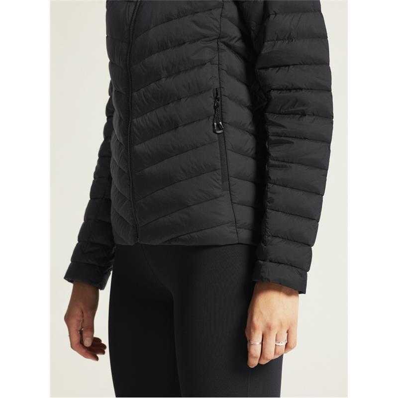 CRAFT ŽENSKA LAHKA PUHOVKA IZ PRAVEGA PUHA ADV EXPLORE LIGHT DOWN JACKET BLACK