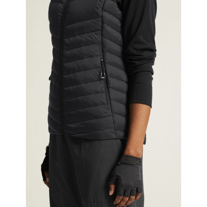 CRAFT ŽENSKI LAHEK BREZROKAVNIK IZ PRAVEGA PUHA ADV EXPLORE LIGHT DOWN VEST BLACK
