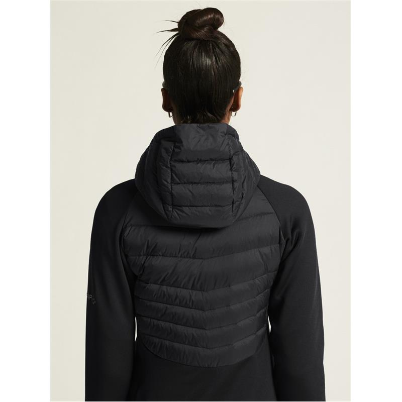 CRAFT ŽENSKA JAKNA S PRAVIM PUHOM ADV EXPLORE LIGHT DOWN HYBRID JACKET BLACK