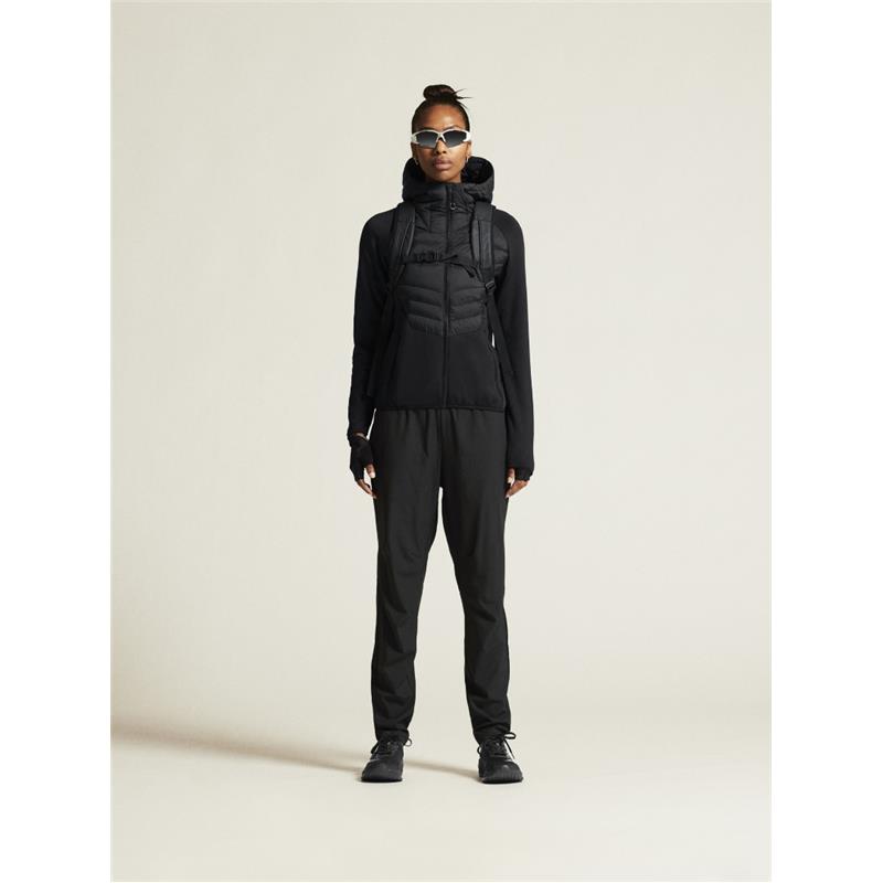 CRAFT ŽENSKA JAKNA S PRAVIM PUHOM ADV EXPLORE LIGHT DOWN HYBRID JACKET BLACK