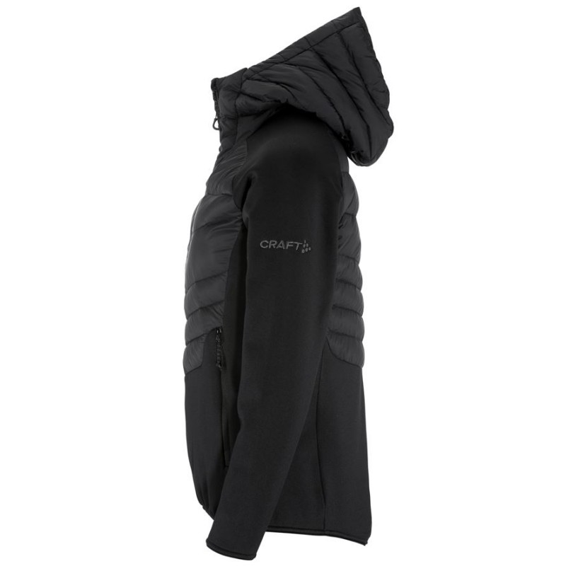 CRAFT ŽENSKA JAKNA S PRAVIM PUHOM ADV EXPLORE LIGHT DOWN HYBRID JACKET BLACK
