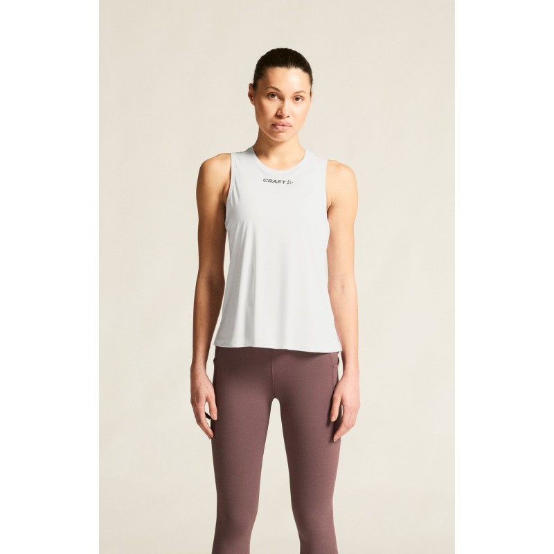 CRAFT ŽENSKA MAJICA BREZ ROKAVOV CORE ESSENCE SINGLET 2 BELA WHITE