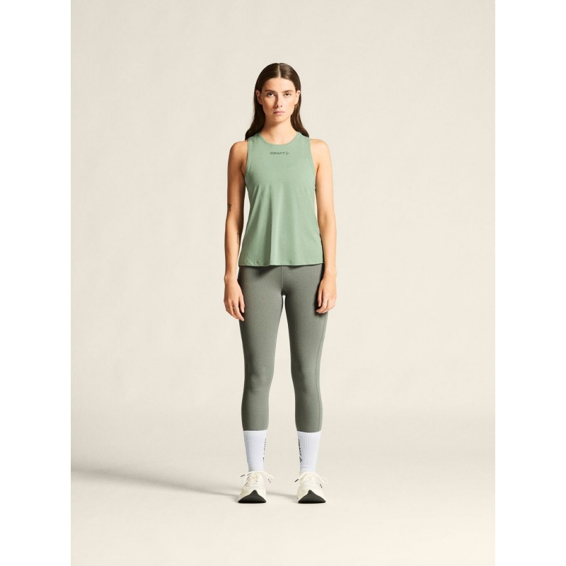 CRAFT ŽENSKA MAJICA BREZ ROKAVOV CORE ESSENCE SINGLET 2 SVETLO ZELENA GLACIAL