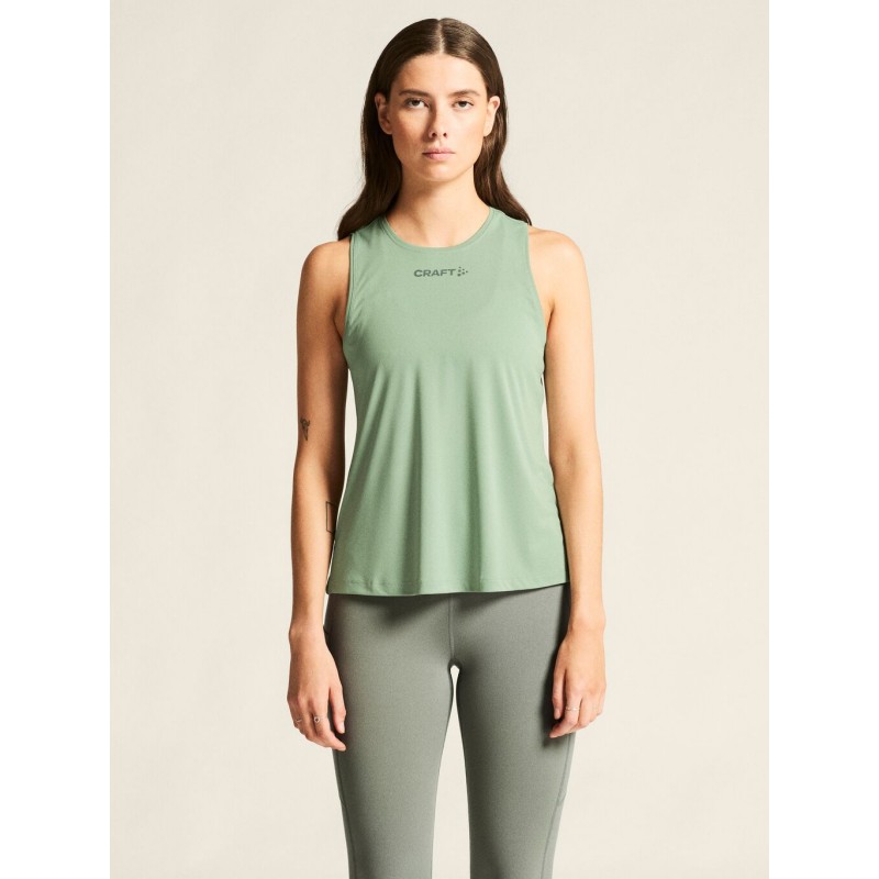 CRAFT ŽENSKA MAJICA BREZ ROKAVOV CORE ESSENCE SINGLET 2 SVETLO ZELENA GLACIAL