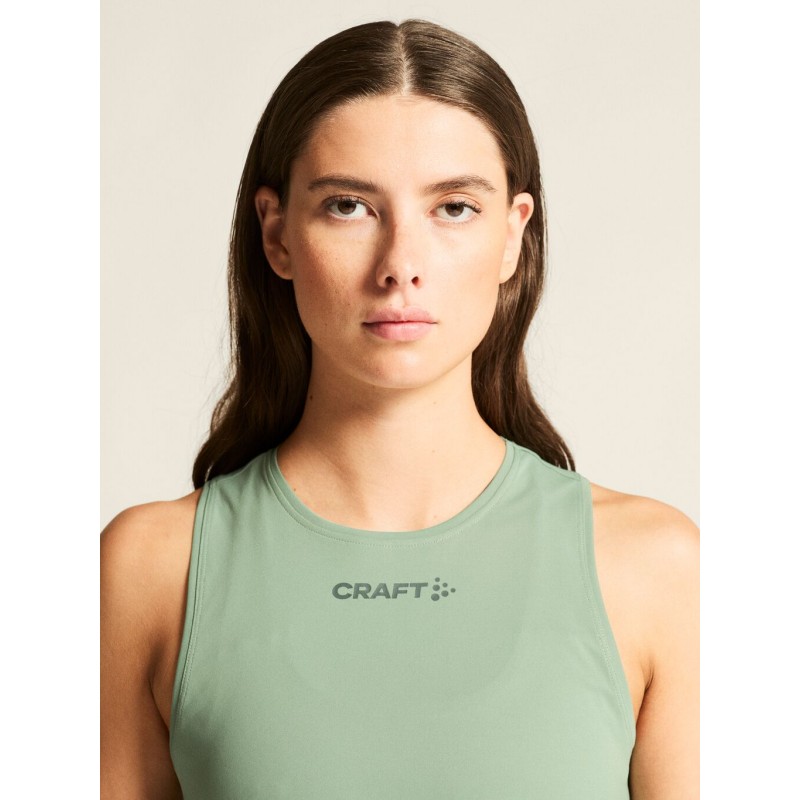 CRAFT ŽENSKA MAJICA BREZ ROKAVOV CORE ESSENCE SINGLET 2 SVETLO ZELENA GLACIAL