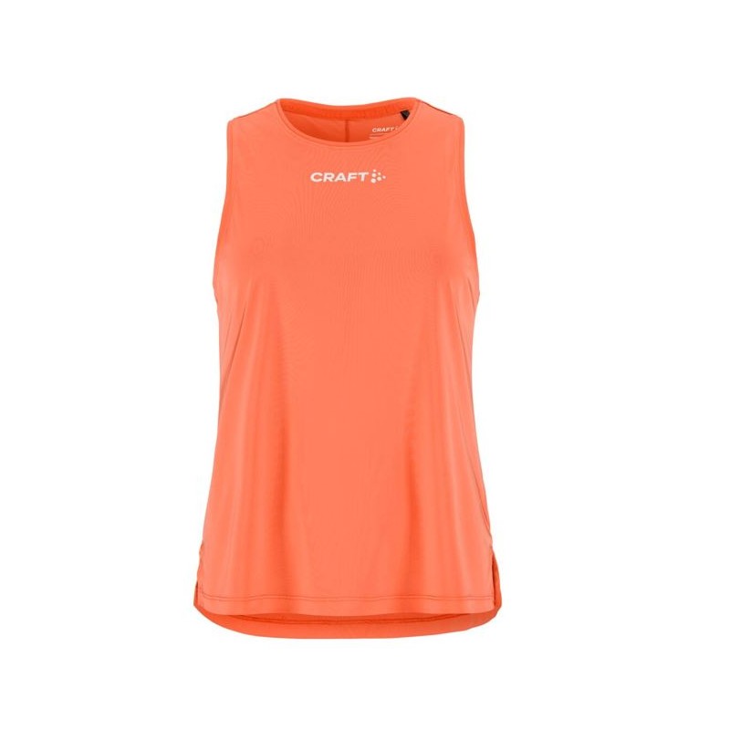 CRAFT ŽENSKA MAJICA BREZ ROKAVOV CORE ESSENCE SINGLET 2 KORALNO ORANŽNA TRACE