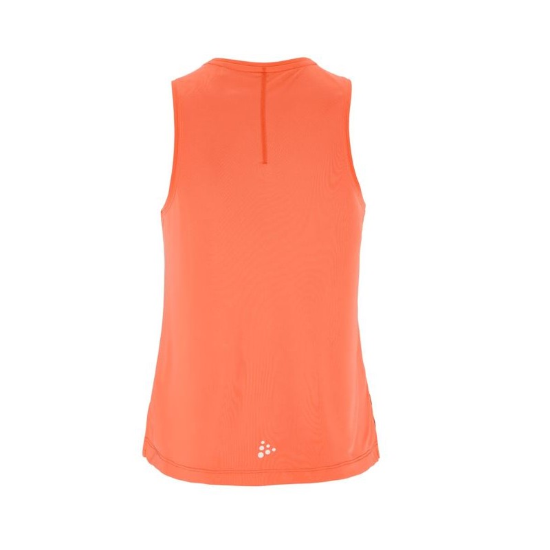 CRAFT ŽENSKA MAJICA BREZ ROKAVOV CORE ESSENCE SINGLET 2 KORALNO ORANŽNA TRACE