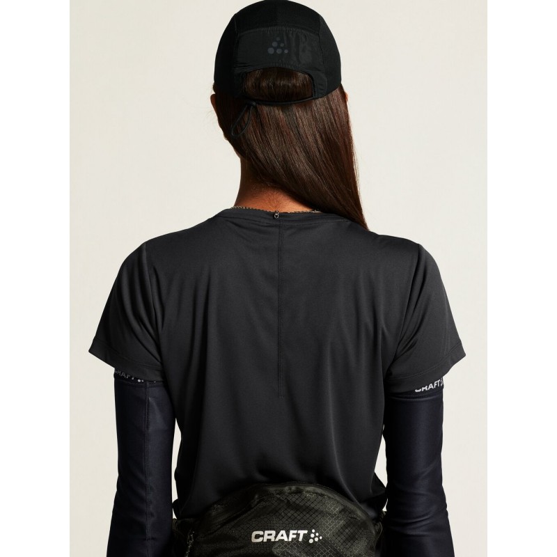 CRAFT ŽENSKA MAJICA S KRATKIMI ROKAVI CORE ESSENCE SS TEE ČRNA BLACK