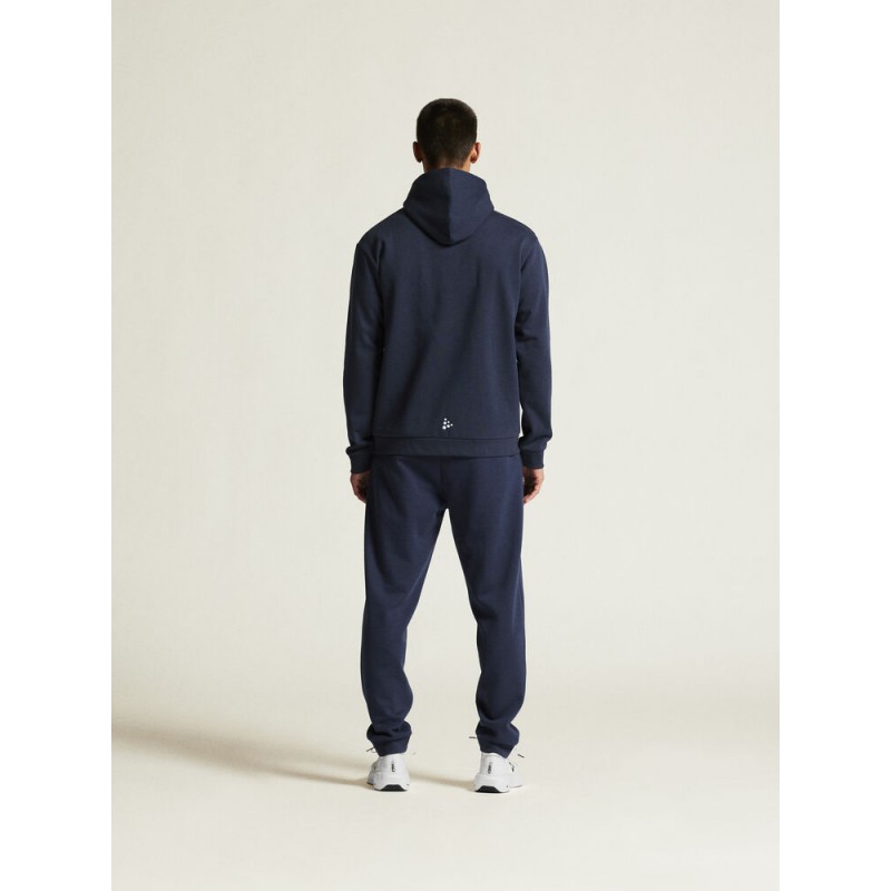 CRAFT MOŠKA BOMBAŽNA JOPICA Z ZADRGO LOGO FZ HOODIE NAVY