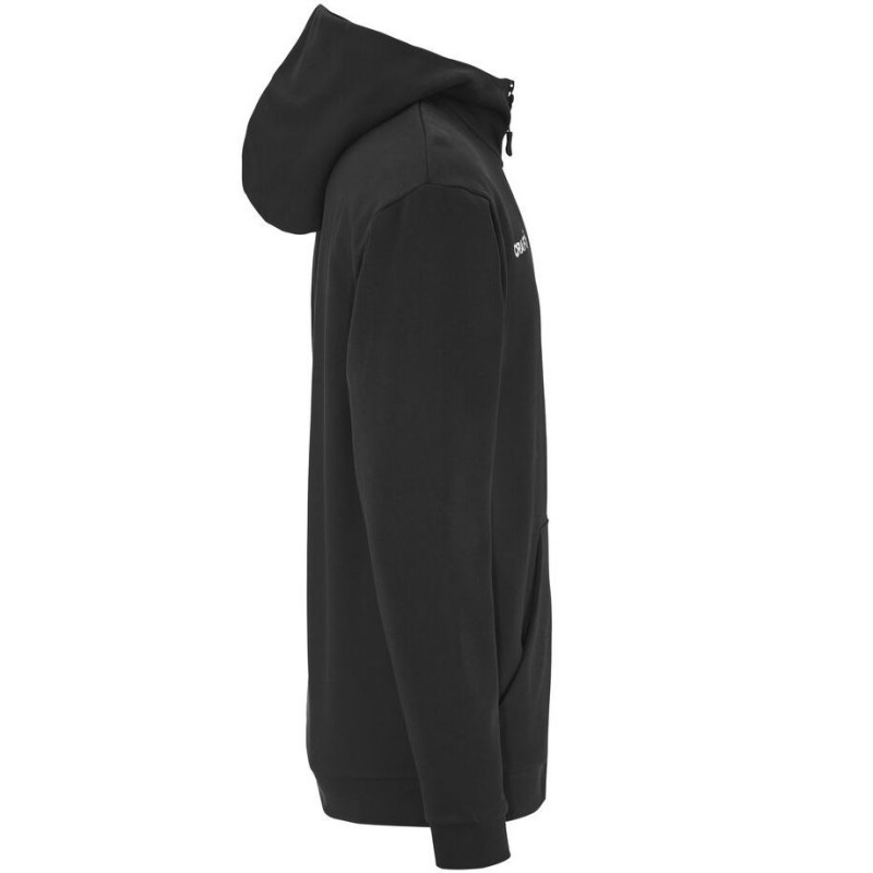 CRAFT MOŠKA BOMBAŽNA JOPICA Z ZADRGO LOGO FZ HOODIE ČRNA BLACK