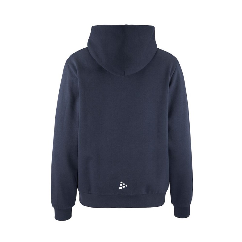 CRAFT ŽENSKA BOMBAŽNA JOPICA Z ZADRGO LOGO FZ HOODIE NAVY